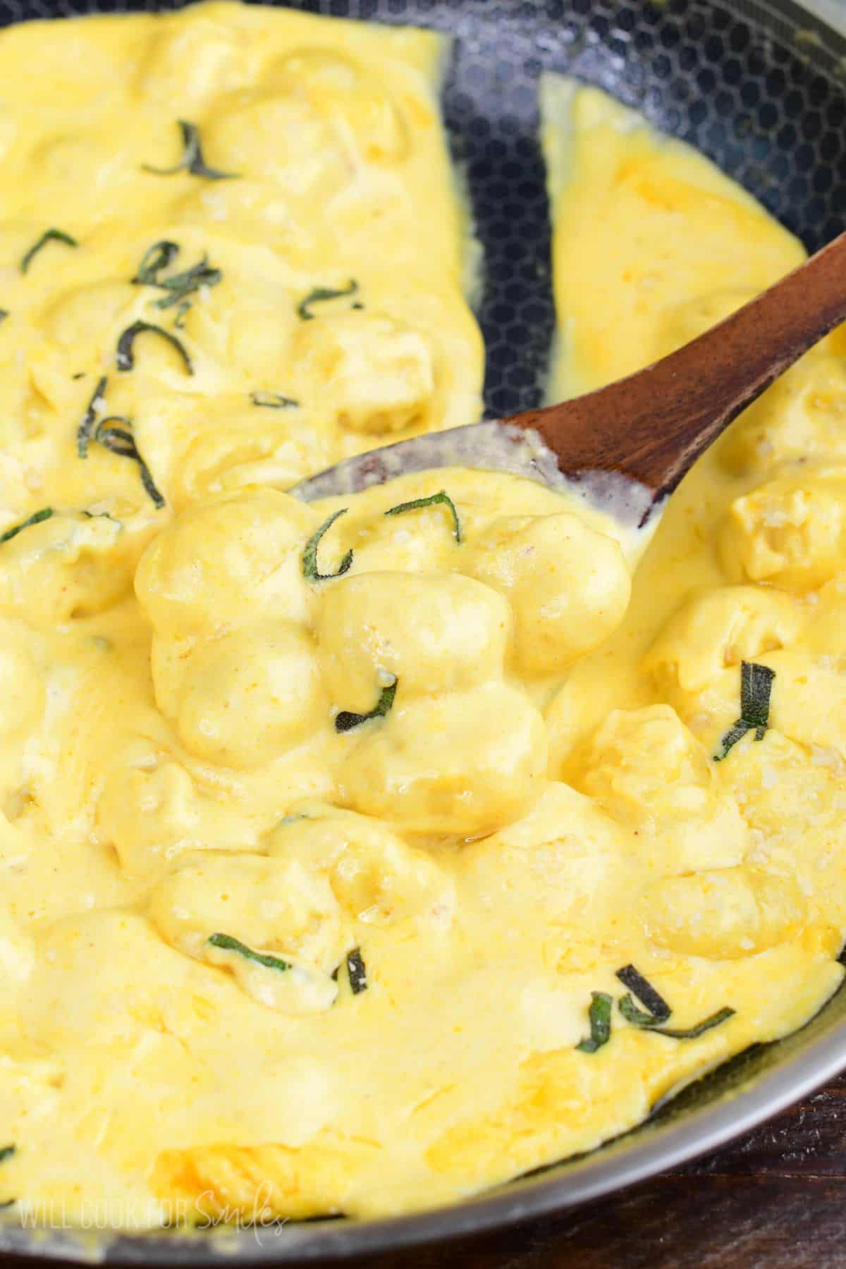 Pumpkin Alfredo Gnocchi
